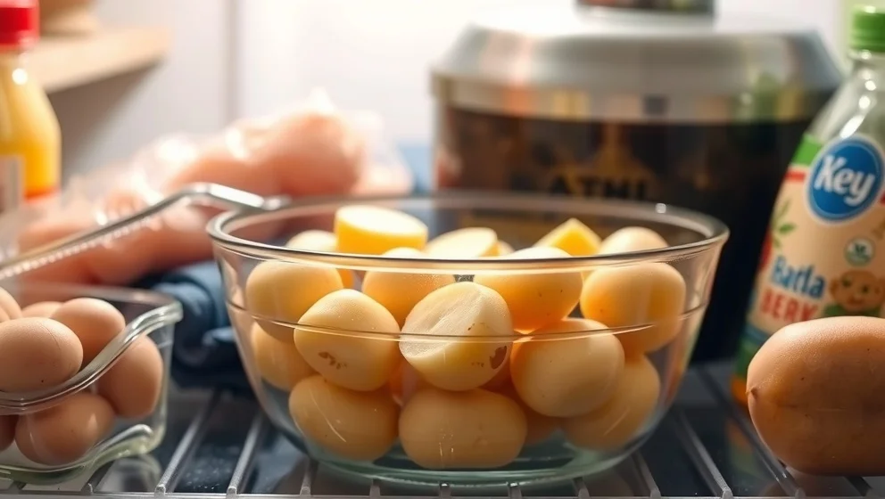 Hur länge håller kokt potatis i kylen